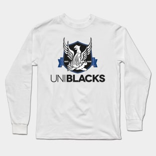 melbourne university football club uniblacks design logo Long Sleeve T-Shirt